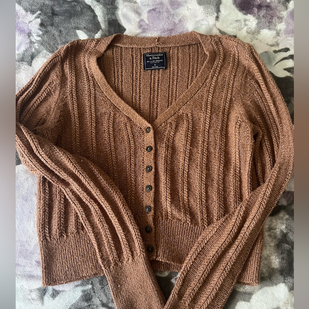 Size small Abercrombie and Fitch Brown Sweater